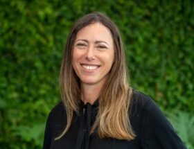 Sofía Giraudo durante una presentación sobre innovación alimentaria