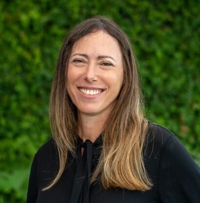 Sofía Giraudo durante una presentación sobre innovación alimentaria
