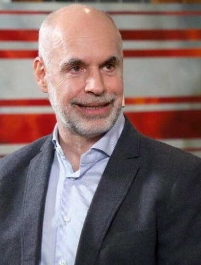 Horacio Rodríguez Larreta en la Legislatura de Buenos Aires durante un discurso oficial.