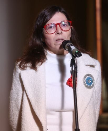 Silvina Batakis durante su asunción como ministra de Economía de la Nación Argentina en 2022